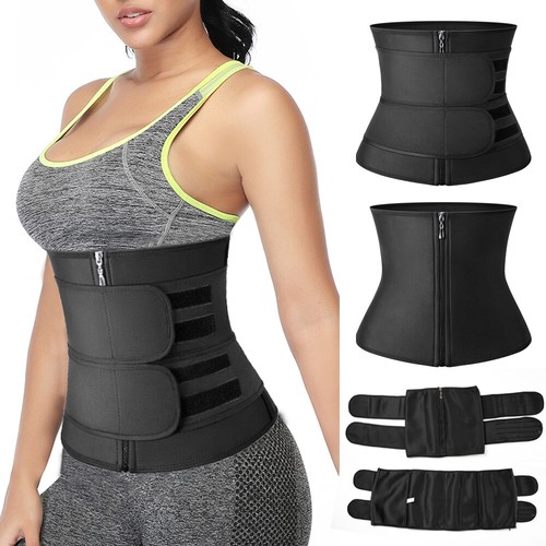 Women Waist Trainer Sweat Belt Tummy Control Workout Gym Shapewear Sauna Trimmer - Picture 12 of 20
