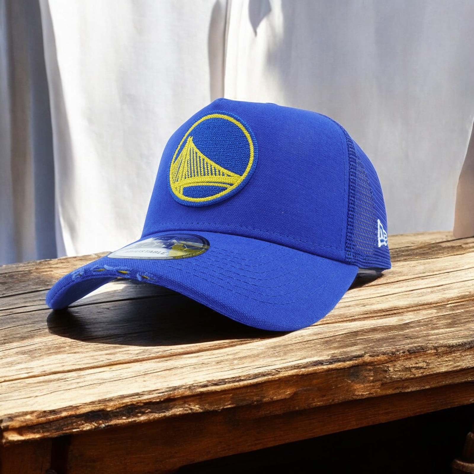 [IT-0631031] Мужская кепка New Era NBA GS WARRIORS 940 TRUCKER TORN - СИНЯЯ