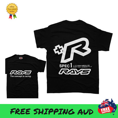 Rays Volk Wheels T-Shirt unisex Car ENTHUSIAST Drifting Drag JDM