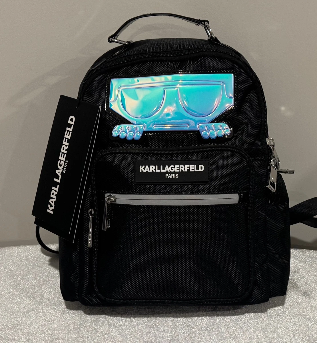 Karl Lagerfeld Backpack Black Bags & Handbags for Women for  display picture 3