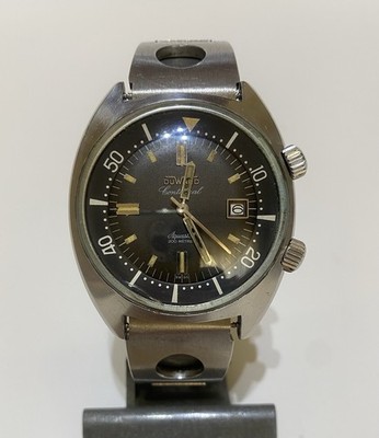 DUWARD AQUASTAR CONTINUAL DIVER 200 MTS AUTOMATIC WATCH 1970 S