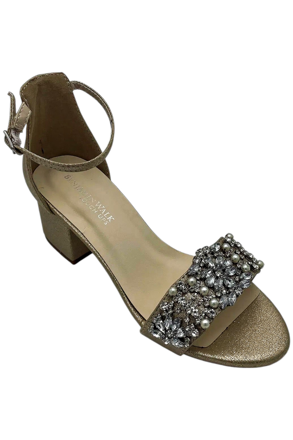 Женские босоножки на каблуке от Devon цвета шампанского Benjamin Walk Touch Ups