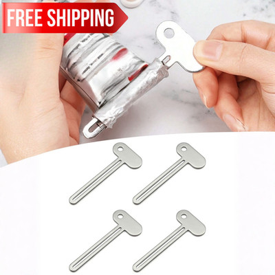4pcs Toothpaste Squeezer Manual Toothpaste Dispenser Tool Bathroom Supplies