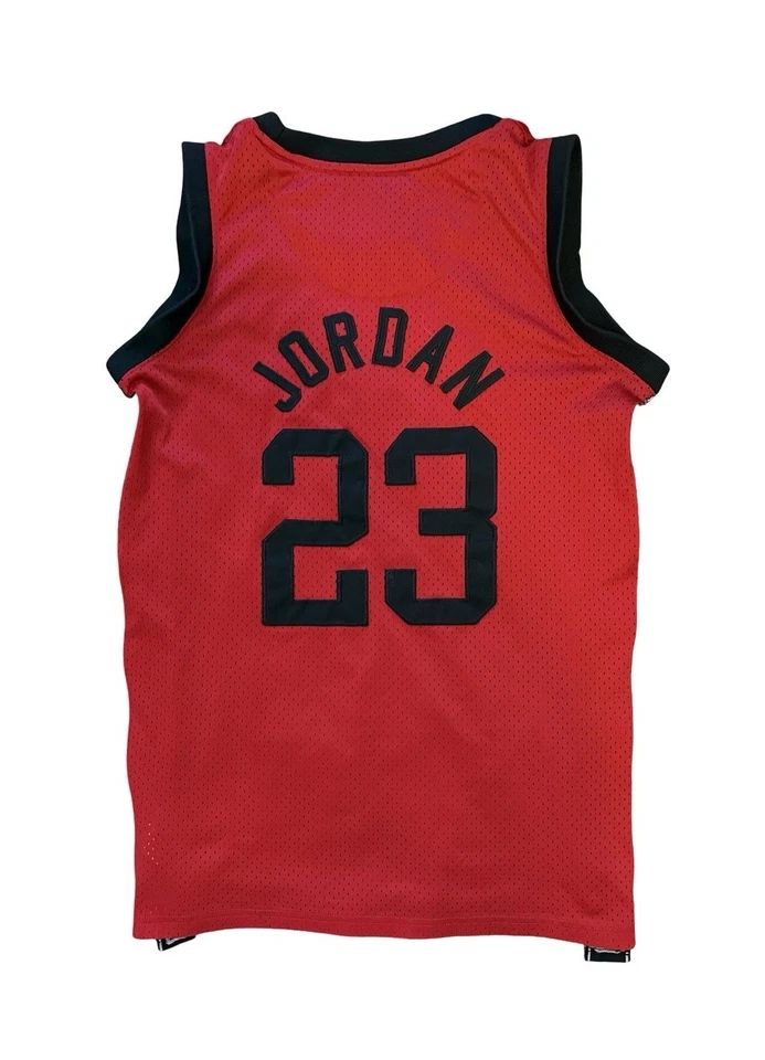 Nike Air Jordan #23 Youth Basketball Jersey Size XL 13-15 Years Old Red Black - Image 2 of 4