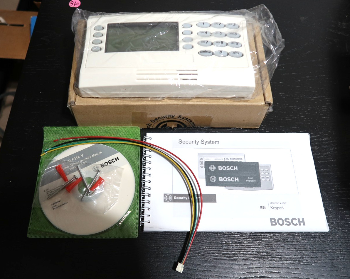 Bosch D1260 Alpha Numeric Keypad Security System ATM Console Display - NEW