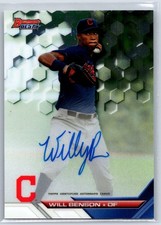 Will Benson 2016 Bowman's Best ROOKIE Autograph #B16-WB Auto Cincinnati Reds RC