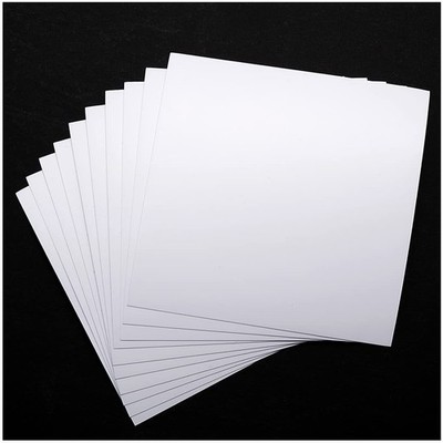 10-Pack Vinyl Siding Repair Kit – Self-Adhesive PVC Patch Tape, White, Rectangular