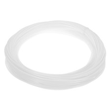 Wicker Repair Kit, 66 ft 2.4mm Round Synthetic Rattan Material, Pure White