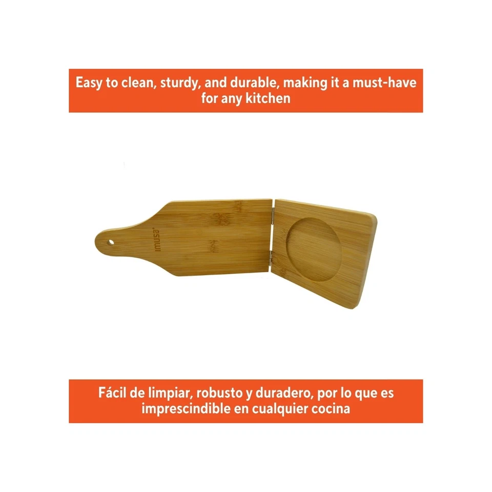 Prensa de bambu Tostonera/plantain, grande - Imagem 3 de 4