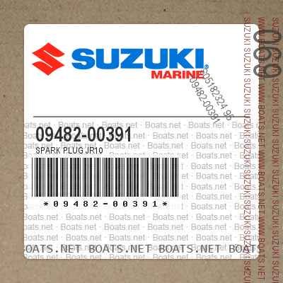 Suzuki SPARK PLUG JR10 09482-00391 OEM NEW