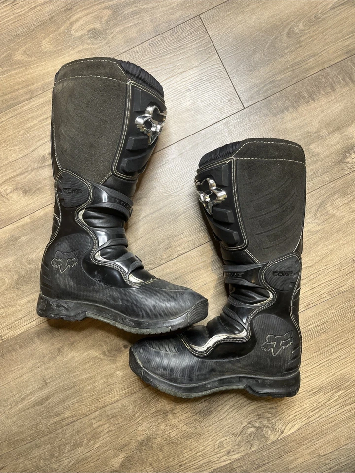 Botas de moto ATV Fox Comp 5 para hombre US 9 Foto 3 de 4