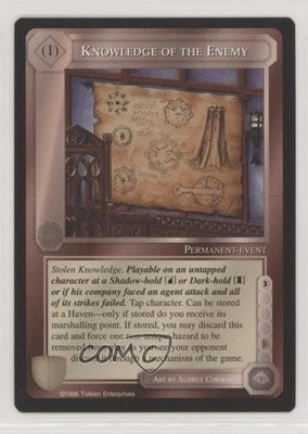 1996 Middle-earth CCG - Dark Minions Knowledge of the Enemy #KNEN