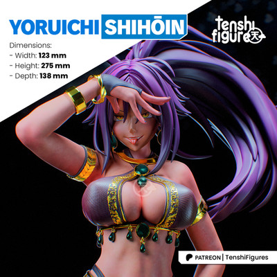 Yoruichi Shihōin, Bleach, Flash Goddess, Figur, 3D Druck, Statue, UNBEMALT