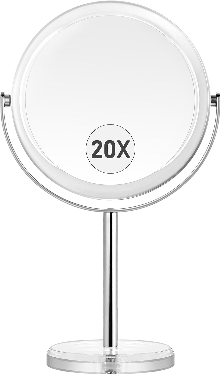 MIYADIVA 20X Magnifying Makeup Mirror, Double Sided 1X & 20X Magnifying Mirror w