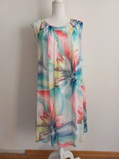 Apart Vestito Abito Astuccio Abito da Cocktail S Colorato Estivo Leggero con Sottogonna