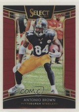 2018 Panini Select Concourse Maroon Prizm 53/99 Antonio Brown #10 ii1