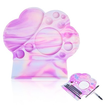 Libeauty Silikon Palette für Wimpernlifting, Tönungscreme Palette Silikon, W
