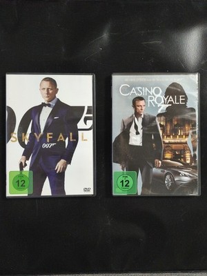 James Bond 007 Casino Royale & Skyfall DVD 2 Filme Daniel Craig FSK 12 Set