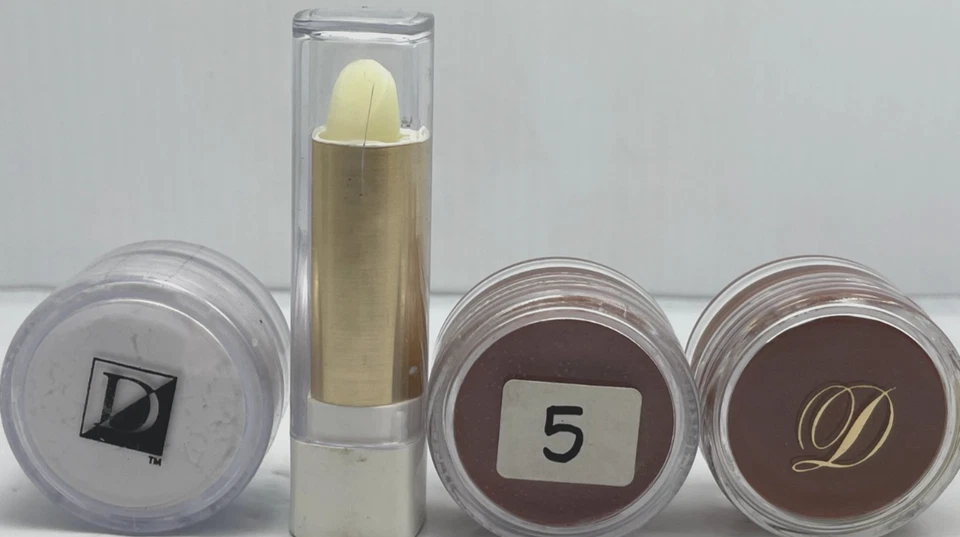 (2) DERMABLEND Cover Creme OLIVE BROWN #5  1/4 oz + Setting Powder, Wrinkle Fix - Image 2 of 4