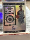 2019-20 Contenders Optic Jaylen Nowell Rookie Ticket Auto On Card