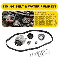 Timing Belt & Water Pump Kit fits For VW TIGUAN 5N 2.0D 07 to 18 Set 038109244J
