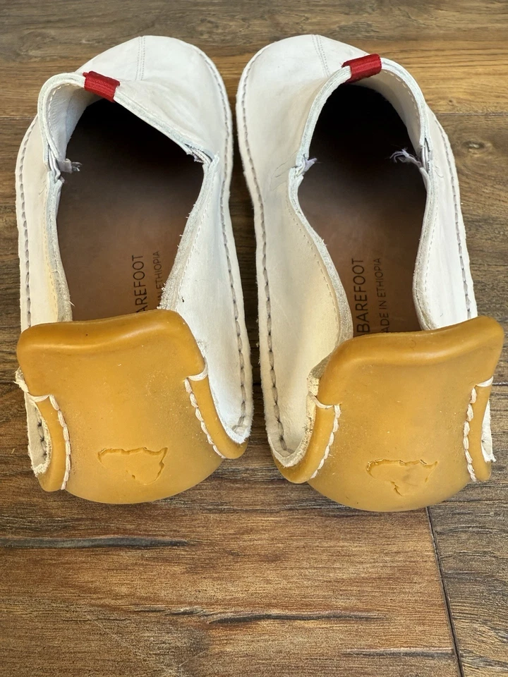 Mocassim Masculino Vivobarefoot Ababa II Minimalista Couro Bege Tamanho 41 Slip On - Imagem 2 de 4