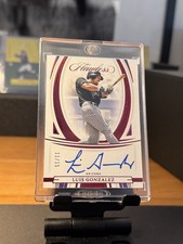 2022 Panini Flawless Baseball - Luis Gonzales Ruby Red Autograph /15