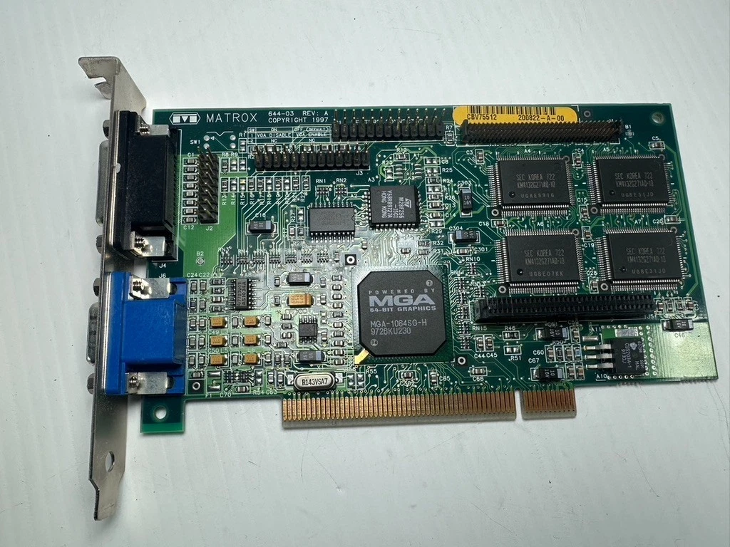 Matrox 4 MB Memory Computer Graphics Cards for PCI for sale | eBay