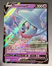 Hatterene V 2020 Black Star Promo Full Art Holo Pokemon SWSH055