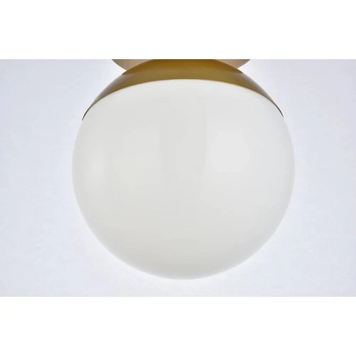 Elegant Lighting LD6050 Eclipse 8"W Semi-flush Globe Ceiling - Chrome - Picture 9 of 12