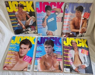 JOCK Magazine Lot of 6 Vintage 1986 Gay Interest