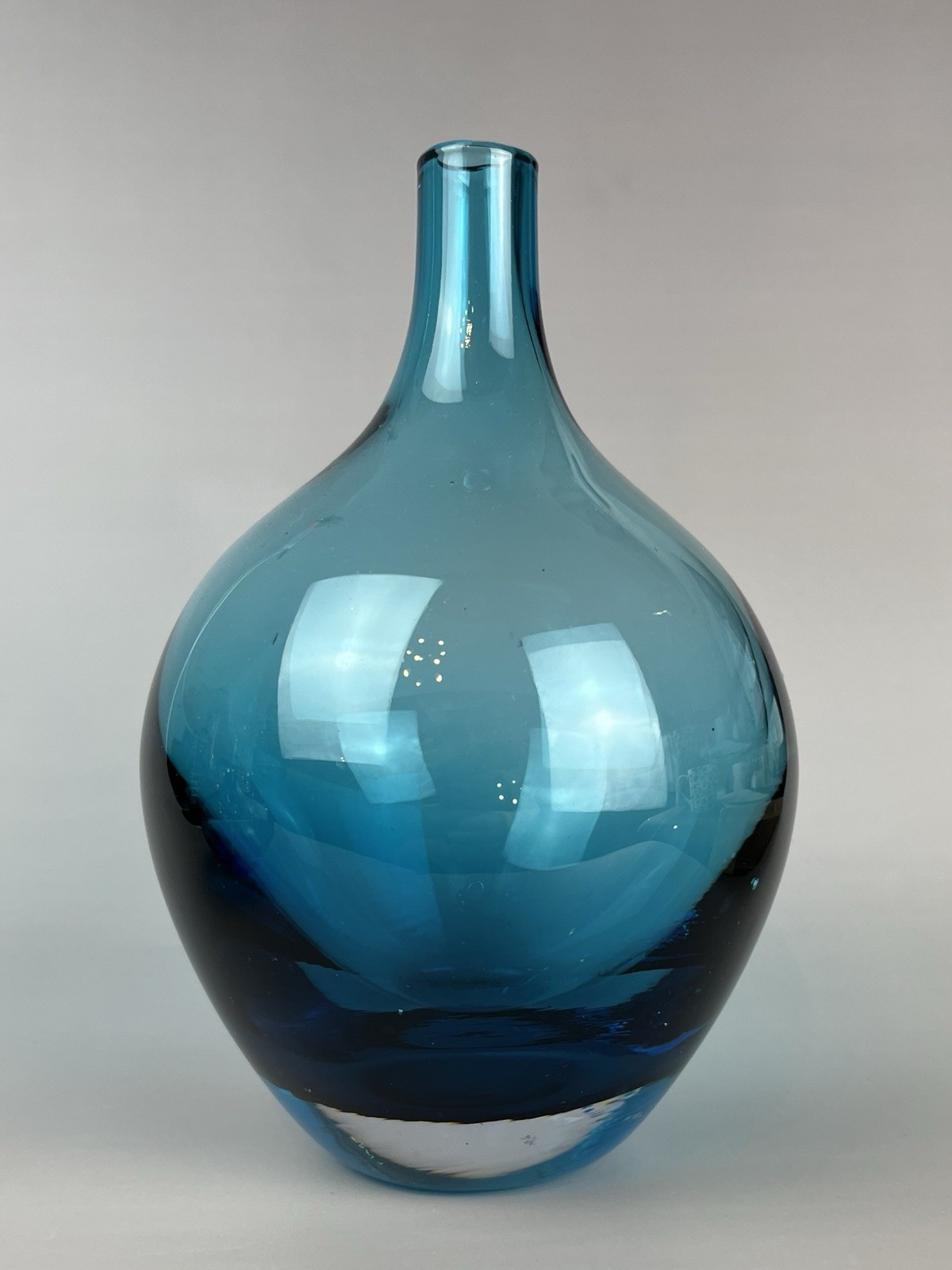Pair IKEA Salong Glass Vases by Johanna Jelinek 1990 Handmade Scandinavian Glass image 4