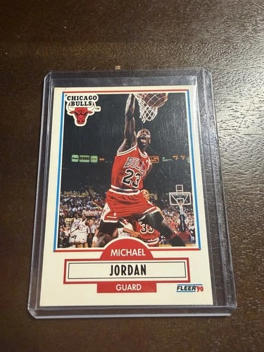 1990-91 Fleer Michael Jordan #26 Chicago Bulls NBA Basketball Card