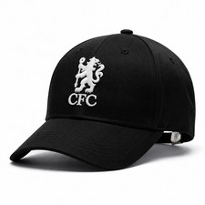 Chelsea FC Baseball Cap Midnight Black Summer Sport Fan Official Licensed