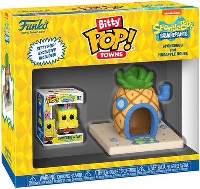Spongebob and Pineapple House Bitty Pop! Town Funko