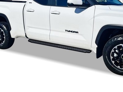 APS Black Step Nerf Bars Fit 22-26 Toyota Tundra Double Cab