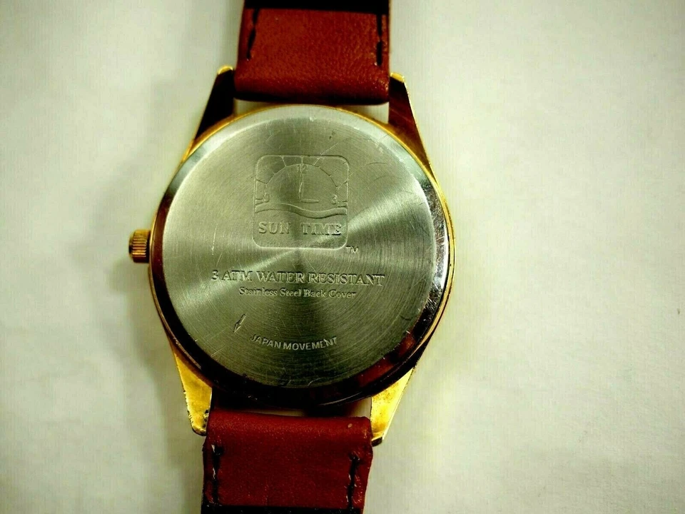 Reloj de pulsera Super Bowl XXX 1996 Sun Devil Stadium Arizona Sun Time recuerdo Foto 4 de 4