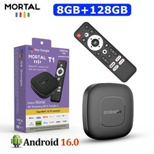 NEW 2026 T1+ 8K HD TV Box Android 16.0 Quad Core 8GB RAM 128GB ROM Media Player