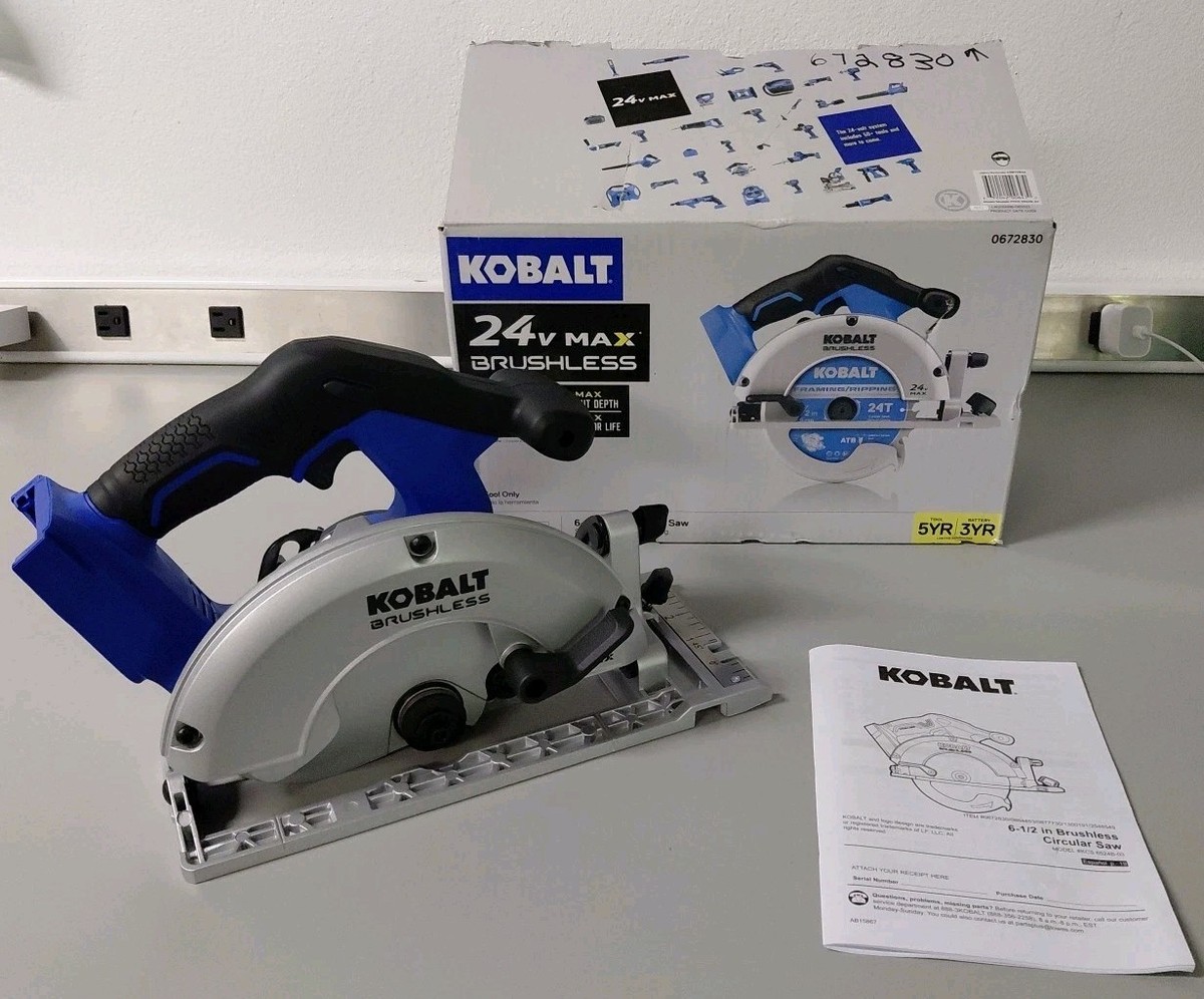 Brushless Cordless Circular Saw Kobalt 24v Max Brushless Saw