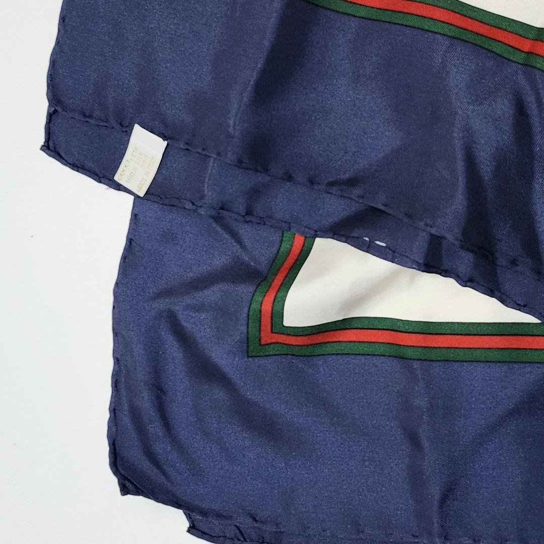 Authentic Gucci Interlocking G Logo Large Scarf T… - image 17