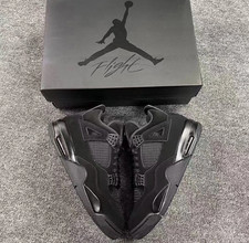 Jordan Air Jordan 4 "Black Cat" Men's Mid-Top Basketball Shoes Size 7-12