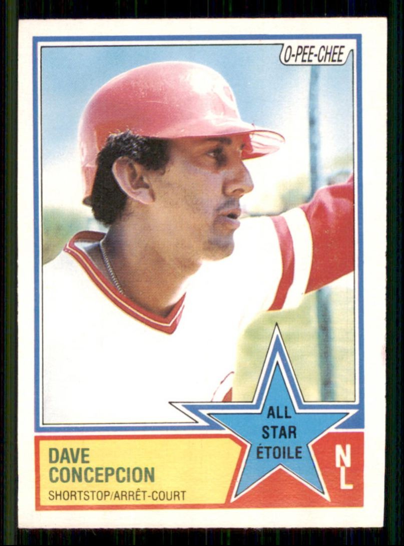 1983 O-Pee-Chee Dave Concepcion Cincinnati Reds #32