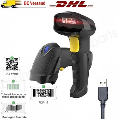 Handheld USB 2D Barcode Scanner QR Code Scanner Reader mit 1.8M langem USB-Kabel