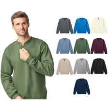 Gildan Softstyle&trade; midweight adult fleece 1/4-zip sweatshirt SF008 - Mens