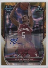 2022 Bowman U Chrome Prospect Gold Lava Refractor 1/50 Malik Reneau #82 Auto 7iu
