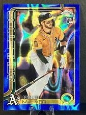 2025 Topps Chrome Update Willie Maciver #USC81 (RC) Blue Lava Refractor /150