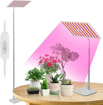 BESTVA 48W Grow Lights for Indoor Plants with Stand, Full Spectrum LED Plant Lig