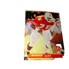 SkyBox 1995 Impact Warren Sapp Rookie #179 Miami Hurricanes Buccaneers Football
