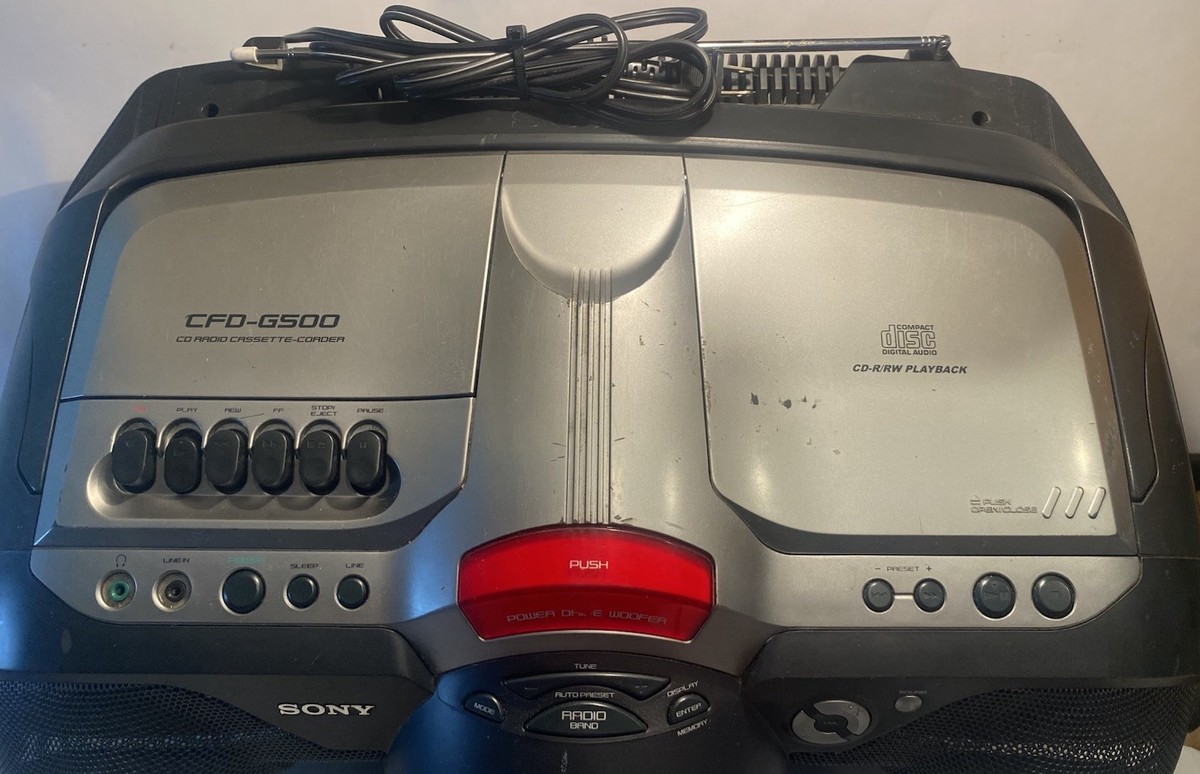 Sony CFD-G500 CD/Radio/Cassette Boombox for sale online | eBay Sony CFD-G500 CD/Radio/Cassette Boombox for sale online | eBay