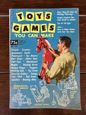 VTG Toys And Games You Can Make 1958 Science And Mechanics No 556